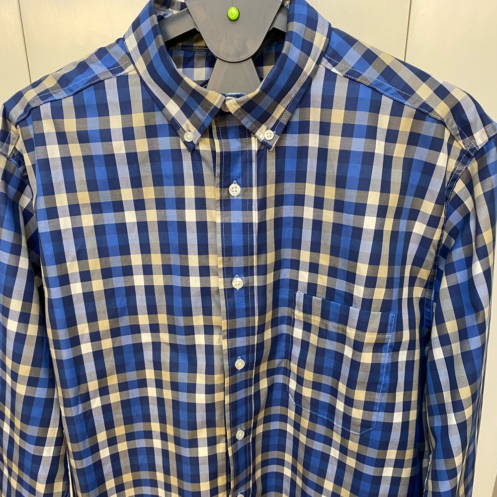 Bills Khakis Classic Fit Men’s Plaid Shirt Size XL